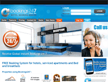 Tablet Screenshot of bookings247.com.au